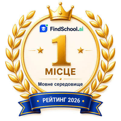 1 мiсце — Мовне середовище